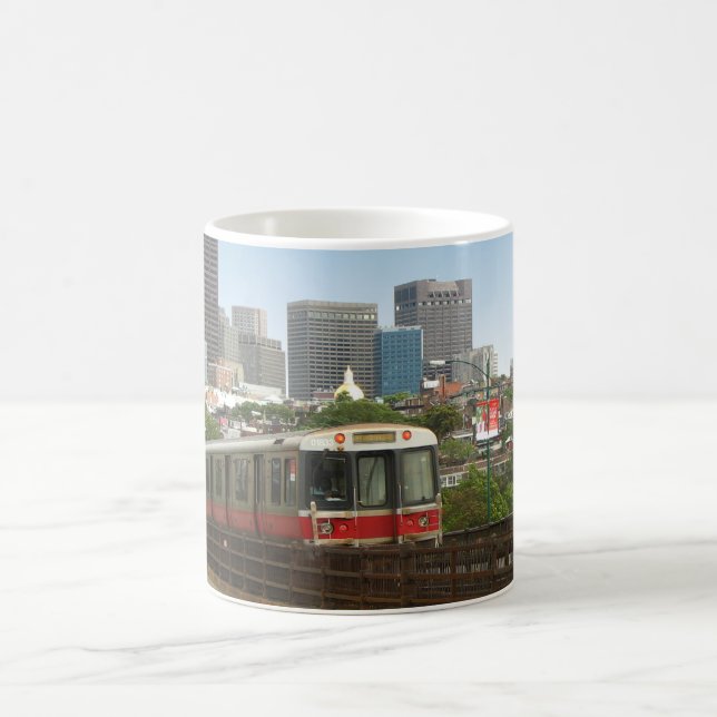 Taza De Café Tren de Boston (Centro)