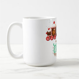 Taza De Café Tren de Dulces Feliz Navidad
