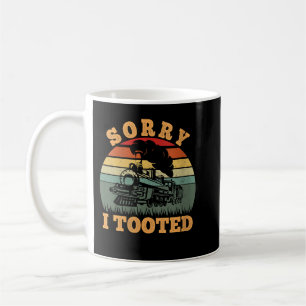Taza De Café Tren de época siento haber tocado el tren gracioso