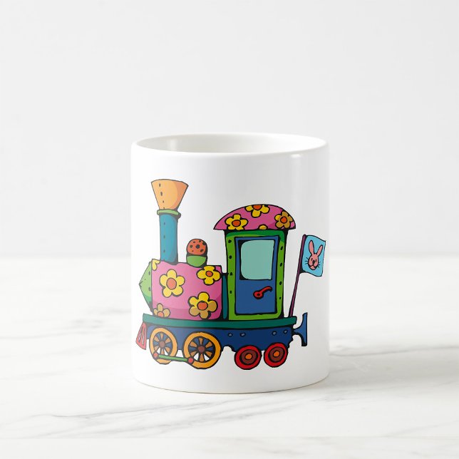 Taza De Café Tren de flores de juguete (Subido por el creador)