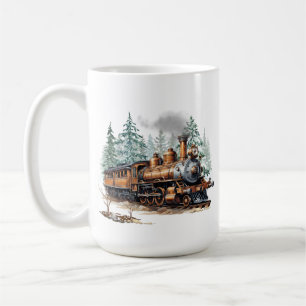 Taza De Café Tren de Invierno