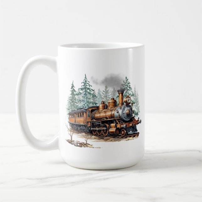 Taza De Café Tren de Invierno (Izquierda)