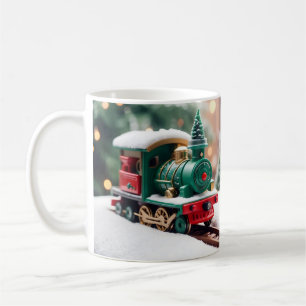 Taza De Café Tren de juguete festivo