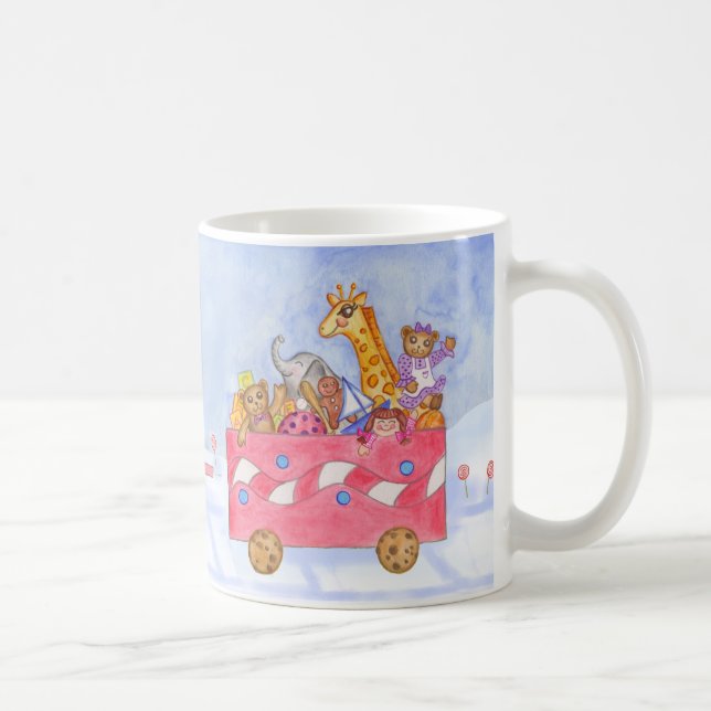 Taza de café Tren de Navidad (Derecha)
