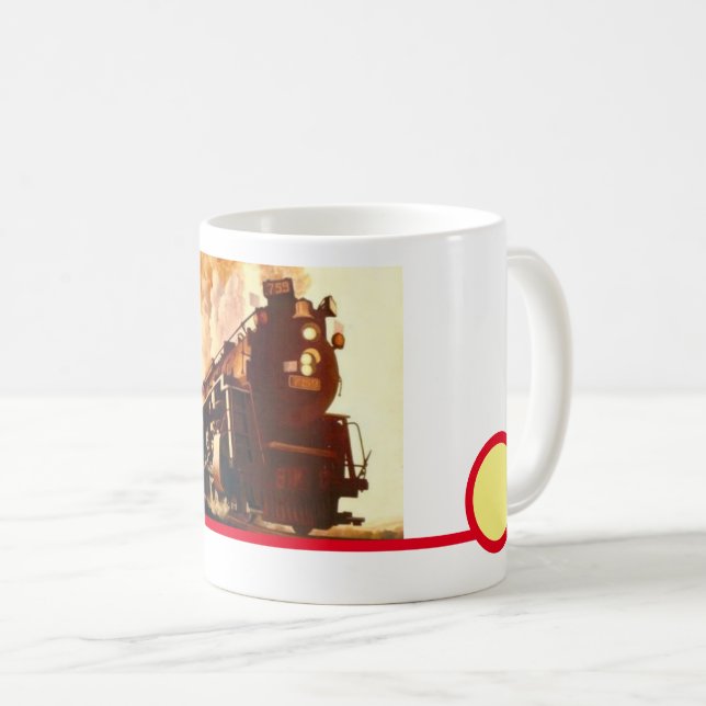 Taza De Café Tren de vapor (Anverso derecho)