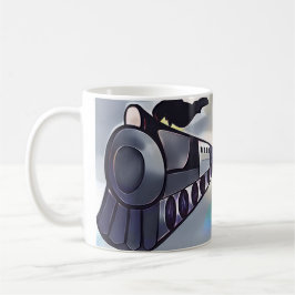Taza De Café Tren del vapor