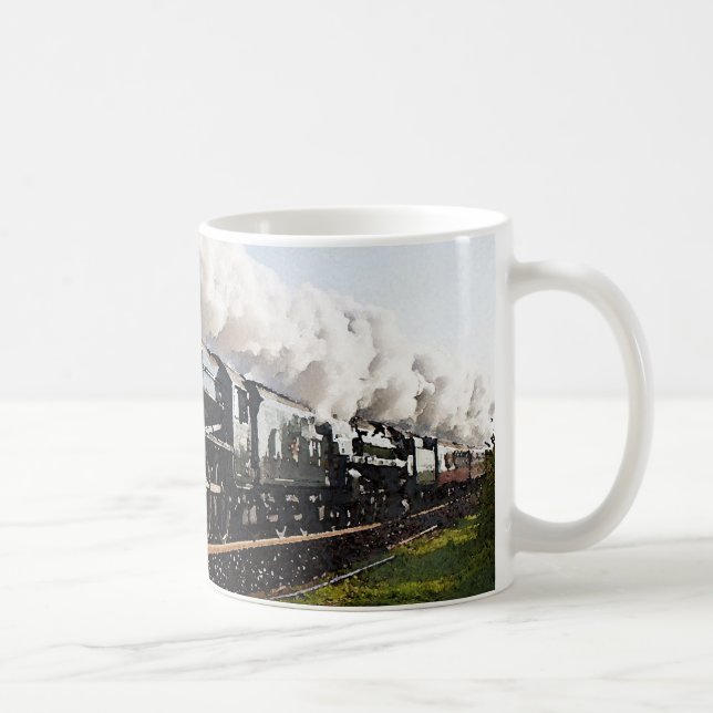 Taza De Café Tren del vapor (Derecha)