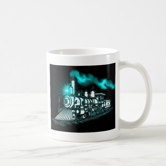 Taza De Café Tren del verde de Smokin (Derecha)