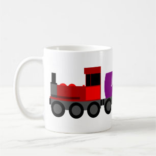 Taza De Café Tren rojo
