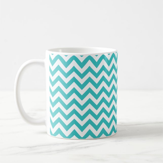 Taza De Café Trendy Chevron Mug (Izquierda)
