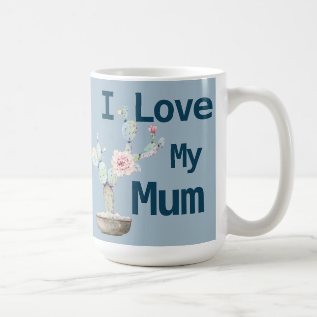 Taza De Café Trendy I Love My Mamá (Derecha)