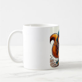 Taza De Café trendy mok met hamster op skateboard
