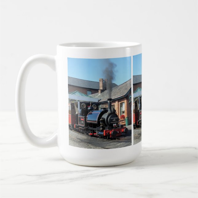 TAZA DE CAFÉ TRENES DE VAPOR (Izquierda)