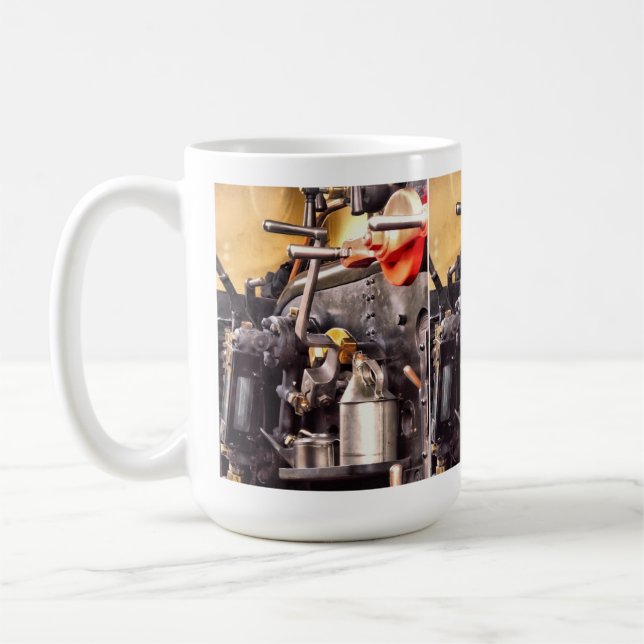TAZA DE CAFÉ TRENES DE VAPOR (Izquierda)