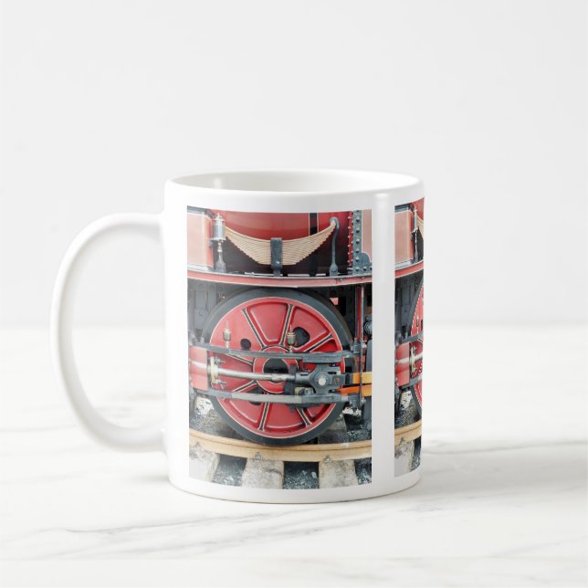 TAZA DE CAFÉ TRENES DE VAPOR (Izquierda)