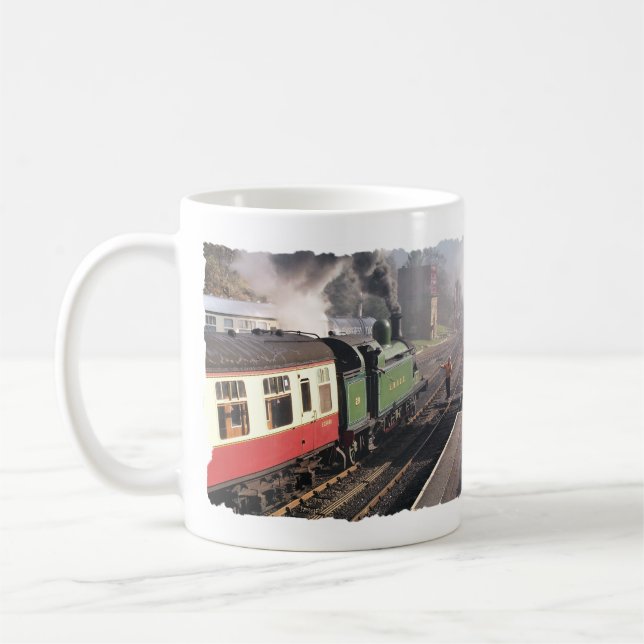 TAZA DE CAFÉ TRENES DE VAPOR (Izquierda)