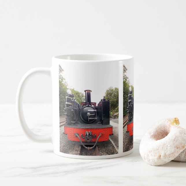 TAZA DE CAFÉ TRENES DE VAPOR MUG DE CAFÉ (Con donut)