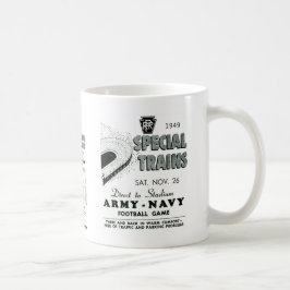 Taza De Café Trenes del juego de la marina de guerra del