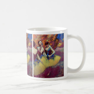 Taza De Café Tres bailarinas en faldas amarillas de Degas