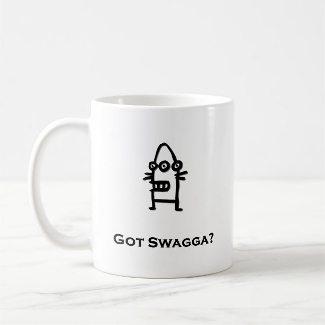 Taza De Café Tres bots oculares tienen Swagga (Izquierda)