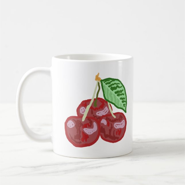 Taza De Café Tres cerezas (Izquierda)