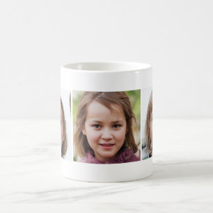 Taza De Café Tres Collages de fotos personalizado