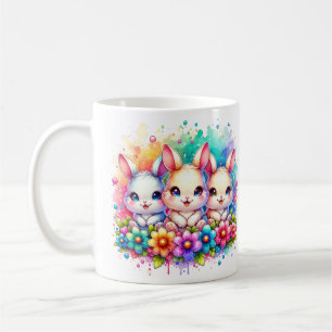 Taza De Café Tres conejos