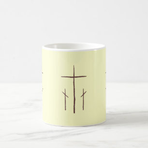 Taza De Café Tres cruces cristianas del Calvario