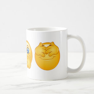 Taza De Café tres emojis sabias