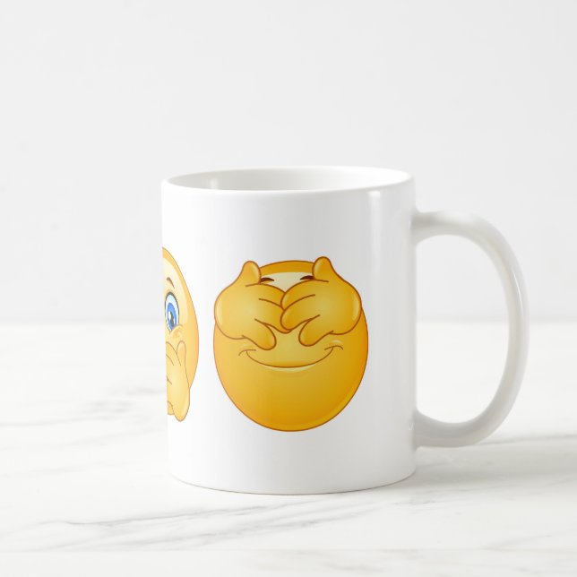 Taza De Café tres emojis sabias (Derecha)