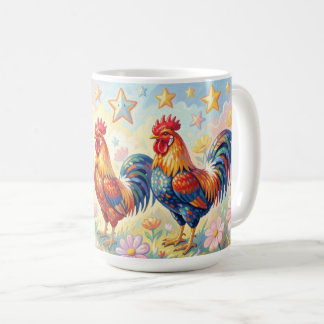 Taza De Café Tres gallos