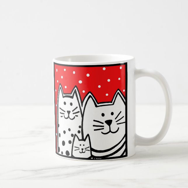 Taza De Café Tres gatitos (Derecha)