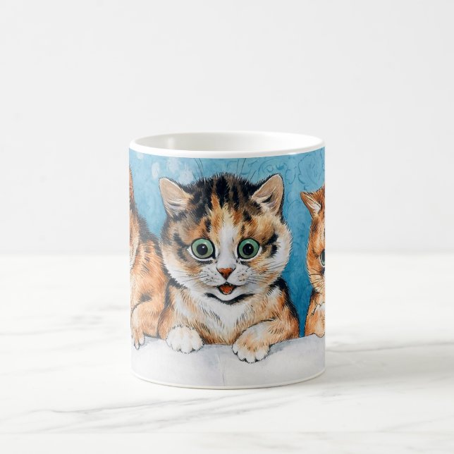 Taza De Café Tres gatitos, gato, Louis Wain (Centro)
