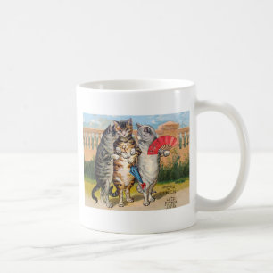 Taza De Café Tres Gatitos Ilustración de Mamá Oca