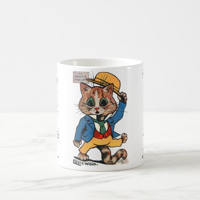 Taza De Café Tres gatos, Louis Wain (Centro)