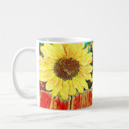 Taza De Café Tres girasoles