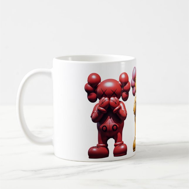 Taza De Café Tres Kaws (Izquierda)
