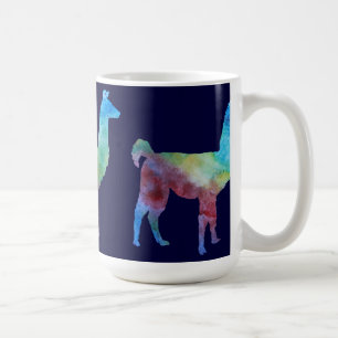 Taza De Café Tres llamas delgadas de Colorwashed