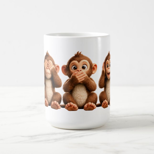Taza De Café Tres monos sabios (Centro)
