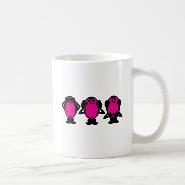 Taza De Café Tres monos sabios (Derecha)
