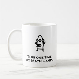 Taza De Café Tres Ojos Bot Esta Vez En El Campamento De Math