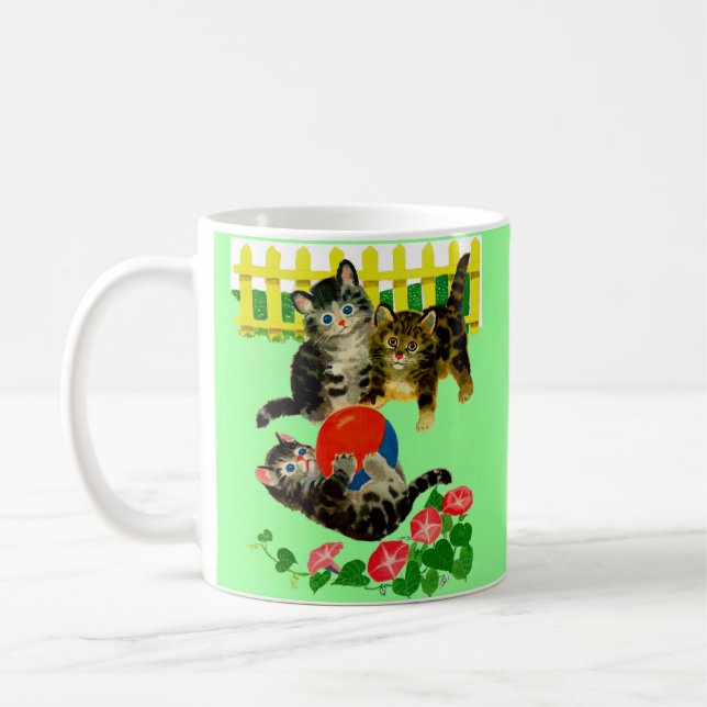 Taza De Café tres pequeños gatitos (Izquierda)