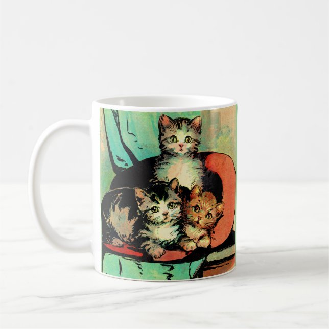 Taza De Café tres pequeños gatitos (Izquierda)