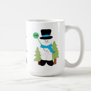 Taza De Café Tres pequeños muñecos de nieve