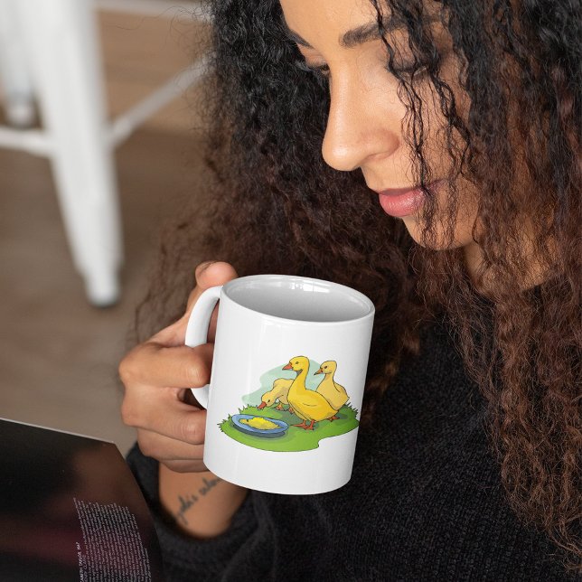 Taza De Café Tres pollos amarillos (Subido por el creador)