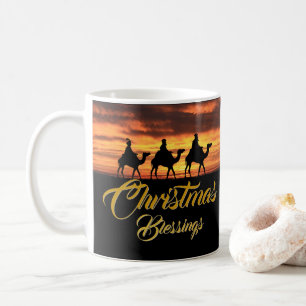 Taza De Café Tres reyes sabios Desert Sunset Christmas