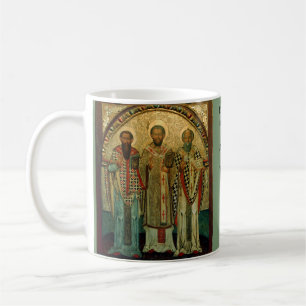 Taza De Café Tres Santos Jerarquía l Icono de la Iglesia Ortodo