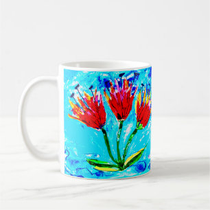 Taza De Café Tres tulipanes