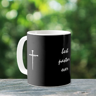 Taza De Café Tres uñas mejor pastor cristiano
