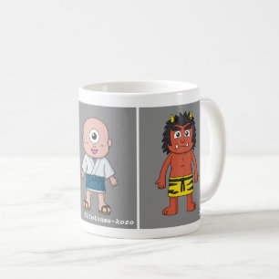 Taza De Café Tres Yokai Japoneses Clásicos
